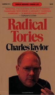 Tapa de Radical Tories (Goodread Biographies)