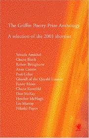 Tapa de The Griffin Poetry Prize Anthology 2001