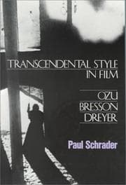 Tapa de Transcendental style in film