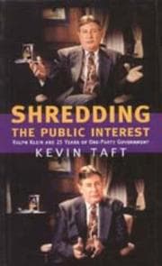 Tapa de Shredding the public interest