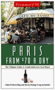 Tapa de Frommer's Paris from $70 a Day '98