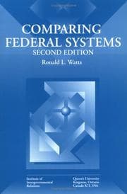 Tapa de Comparing federal systems