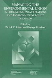 Tapa de Managing the environmental union