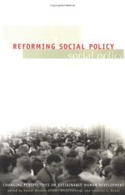 Tapa de Reforming social policy