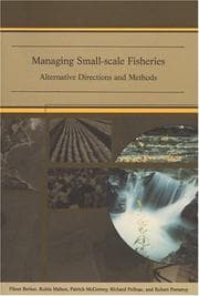 Tapa de Managing small-scale fisheries