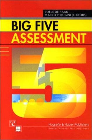 Tapa de Big five assessment
