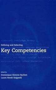 Tapa de Defining and selecting key competencies