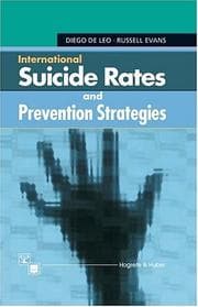 Tapa de International suicide rates and prevention strategies