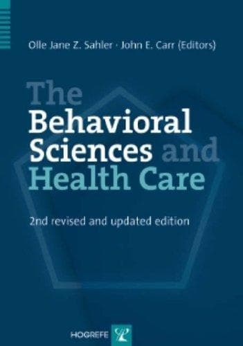 Tapa de The behavioral sciences and health care