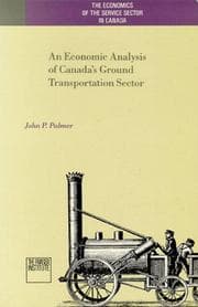 Tapa de An economic analysis of Canada's ground transportation sector
