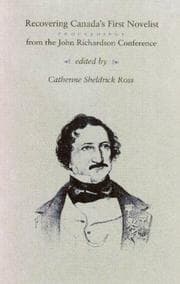 Tapa de Recovering Canada's First Novelist