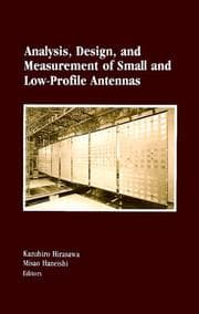 Tapa de Analysis, design, and measurement of small and low-profile antennas
