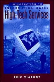 Tapa de Introduction to Information-Based High-Tech Services