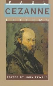 Tapa de Paul Cezanne, Letters