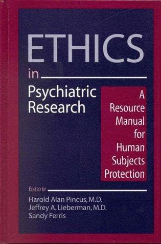 Tapa de Ethics in psychiatric research