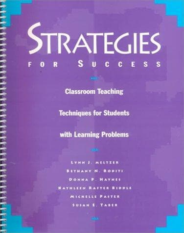 Tapa de Strategies for success