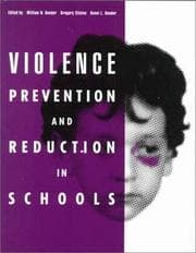Tapa de Violence prevention and reduction in schools
