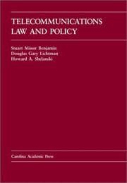 Tapa de Telecommunications law and policy