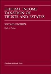 Tapa de Federal income taxation of trusts and estates