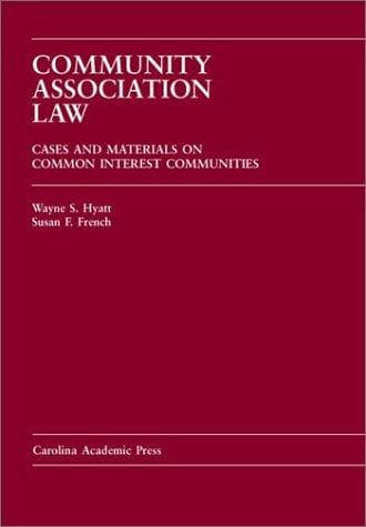 Tapa de Community Association Law