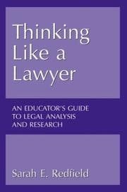 Tapa de Thinking Like a Lawyer