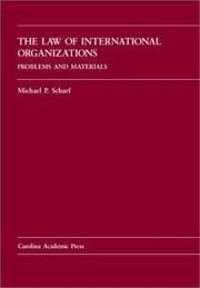 Tapa de The Law of International Organizations