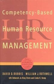 Tapa de Competency-Based Human Resource Management