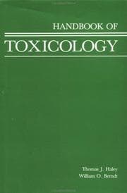 Tapa de Handbook of toxicology