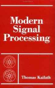 Tapa de Modern Signal Processing