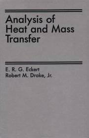 Tapa de Analysis of heat and mass transfer