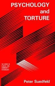 Tapa de Psychology and torture