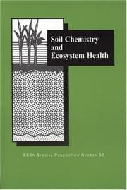 Tapa de Soil chemistry and ecosystem health