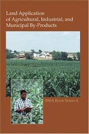 Tapa de Land application of agricultural, industrial, and municipal by-products