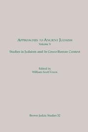 Tapa de Approaches to ancient Judaism