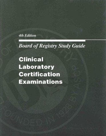 Tapa de Board of Registry study guide