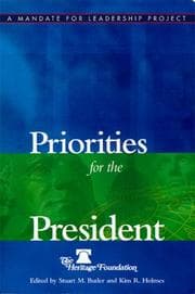 Tapa de Priorities for the President