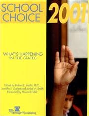 Tapa de School choice 2001