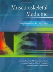 Tapa de Musculoskeletal Medicine