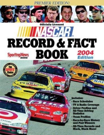 Tapa de NASCAR Record and Fact Book
