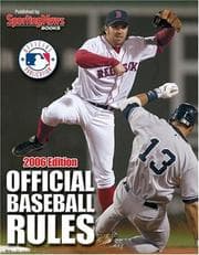 Tapa de Official Baseball Rules 2006 Edition (Official Baseball Rules)