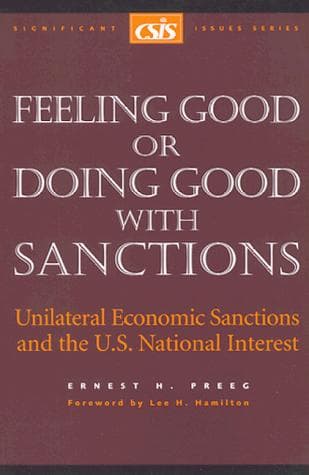 Tapa de Feeling Good or Doing Good with Sanctions
