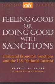 Tapa de Feeling Good or Doing Good with Sanctions