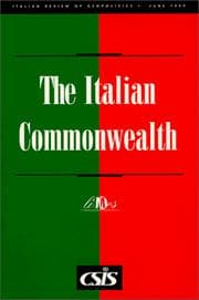 Tapa de The Italian commonwealth