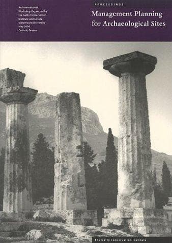 Tapa de Management planning for archaeological sites