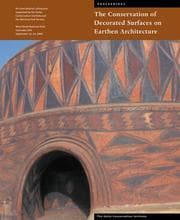 Tapa de The conservation of decorated surfaces on earthen architecture