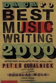 Tapa de Da Capo Best Music Writing 2000