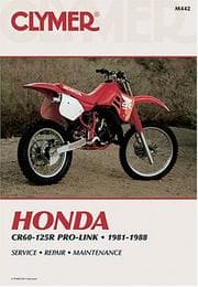 Tapa de Honda: Cr60-125R Pro-Link, 1981-1988