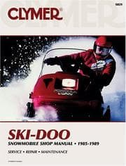 Tapa de Ski-Doo Snowmobile Shop Manual