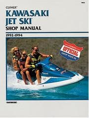 Tapa de Clymer Kawasaki jet ski shop manual, 1992-1994