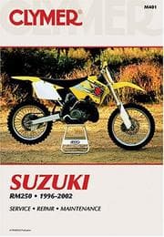Tapa de Clymer Suzuki, RM 250, 1996-2002